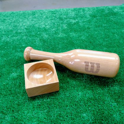 No.825【ウイルソン】木製グラブハンマー（置き台付き）