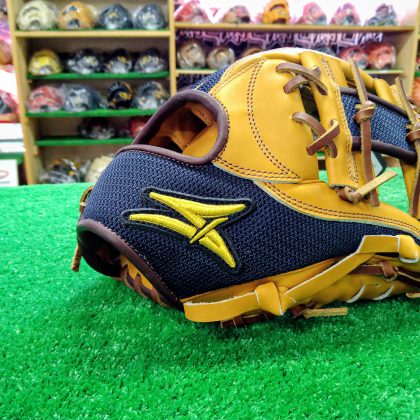 No.6A002【SAEKI】背面メッシュ　内野手用グローブ（ネイビーメッシュ）