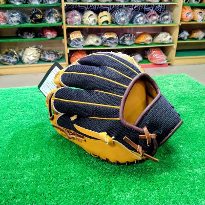 No.6A001【SAEKI】背面メッシュ　内野手用グローブ（ブラックメッシュ）