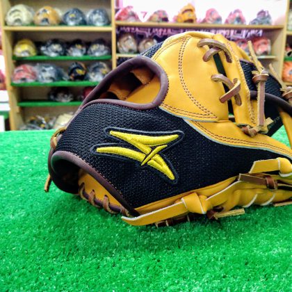 No.6A001【SAEKI】背面メッシュ　内野手用グローブ（ブラックメッシュ）